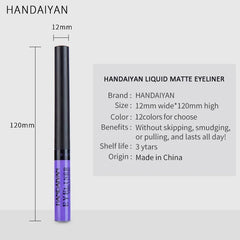 Liquid Eyeliner Pencil Waterproof Long-Lasting  Quick-Dry