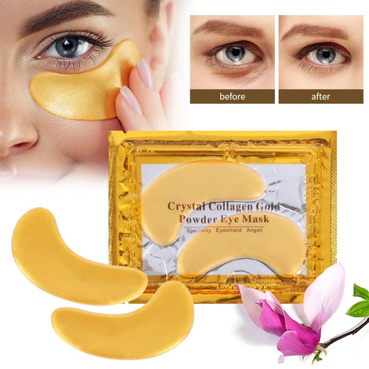 24K Gold Moisturizing Crystal Collagen Eye Mask