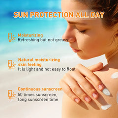 Liquid Sunscreen Moisturizing Skin Face Sunblock Foundation UV Protection