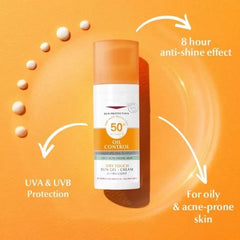 50ml Spf 50+ Facial Sunscreen Refreshing Oil Control Sunscreen