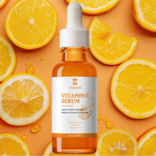 JAYSUING Vitamin C Facial Anti-Aging Serum Moisturizing Whiten Wrinkle MusclesLifting Cream