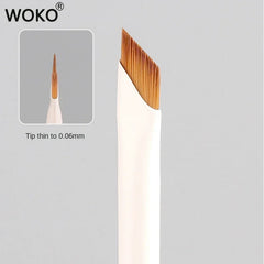 Upgrade Blade Eyeliner Brush Ultra Thin Fine Angle Flat Eyebrow Brush