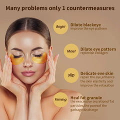 24K Gold Moisturizing Crystal Collagen Eye Mask